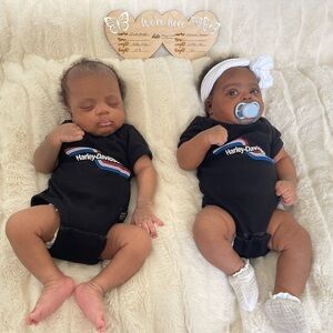 Harley-Davidson Black Baby onesie - qty 2​​
